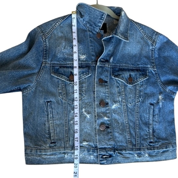 BDG for Urban Outfitters Distressed Denim Jean Jacket Small - Picture 6 of 6